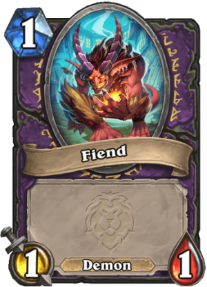 Fiend Card