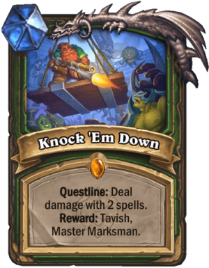 Knock ‘Em Down Card
