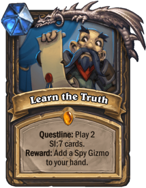 Learn the Truth Card