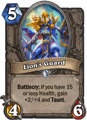 Lion’s Guard Card