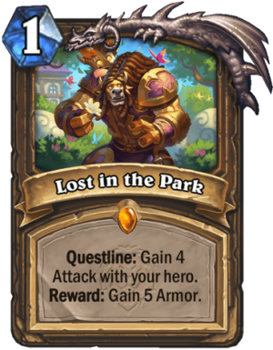 Lost in the Park Card