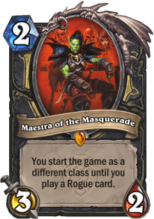 Maestra of the Masquerade Card