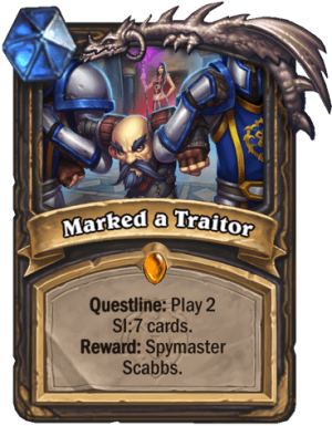 Marked a Traitor Card