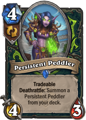 Persistent Peddler Card