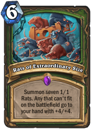 Rats of Extraordinary Size Card