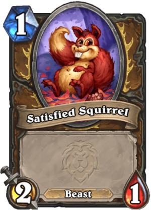 Satisfied Squirrel Card