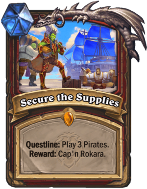 Secure the Supplies Card