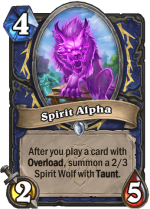 Spirit Alpha Card