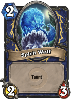 Spirit Wolf Card