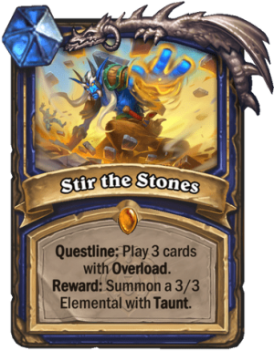 Stir the Stones Card