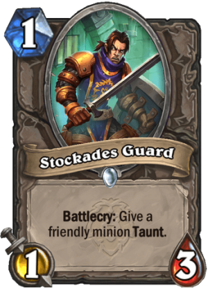 Stockades Guard Card