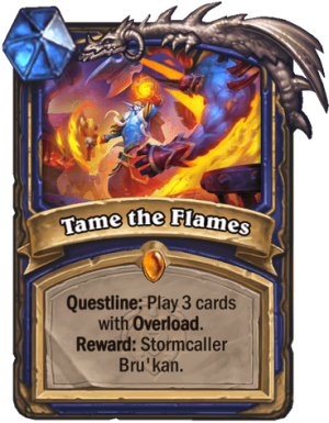 Tame the Flames Card