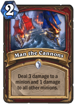 Man the Cannons Card