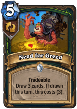 Need for Greed Card