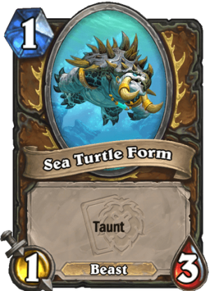 Druid of the Reef (Sea Turtle Form) Card