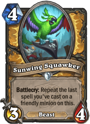 Sunwing Squawker Card