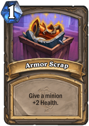 Armor Scrap Card