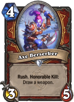 Axe Berserker Card