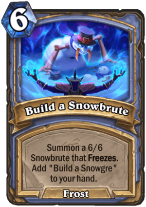 Build a Snowbrute Card