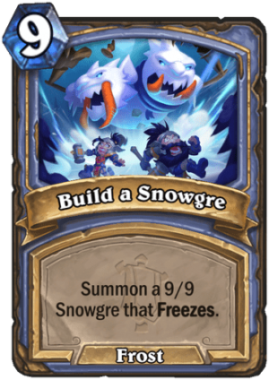 Build a Snowgre Card