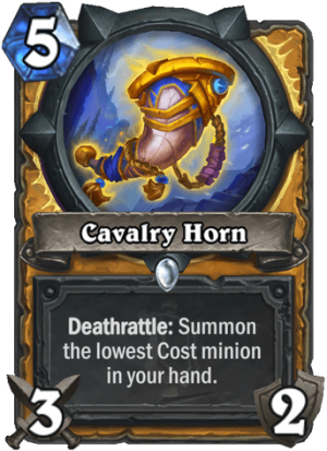Cavalry Horn Card