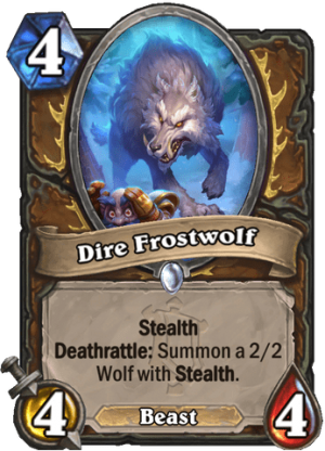 Dire Frostwolf Card