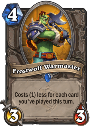 Frostwolf Warmaster Card