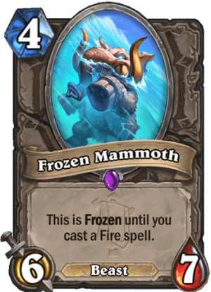 Frozen Mammoth Card
