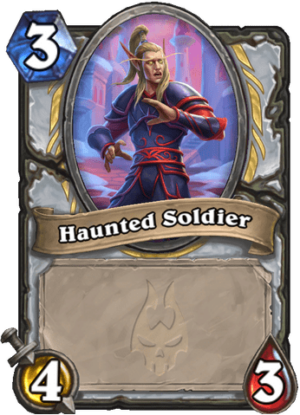 Haunted Soldier Card