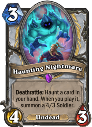 Haunting Nightmare Card