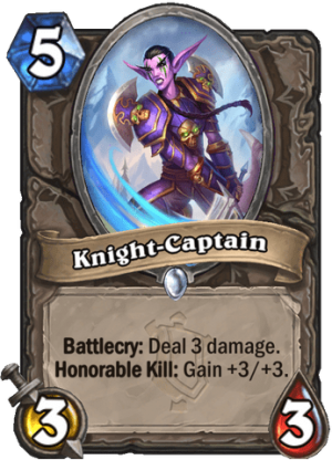Knight-Captain Card