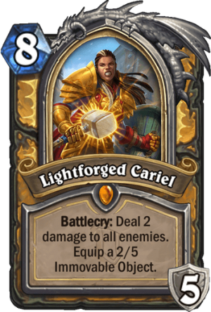 Lightforged Cariel Card
