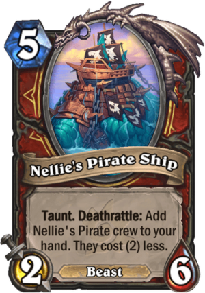 Nellie’s Pirate Ship Card
