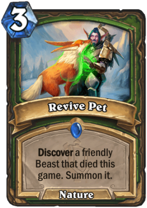 Revive Pet Card