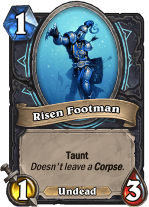 Risen Footman Card
