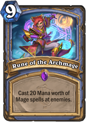 Rune of the Archmage Card