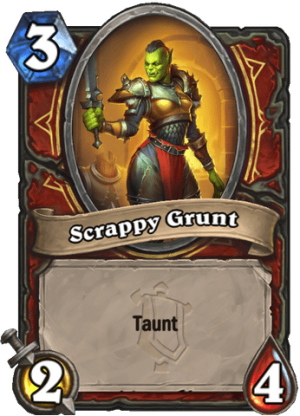 Scrappy Grunt Card