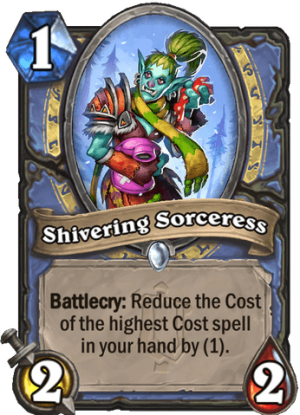 Shivering Sorceress Card