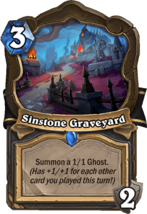 Sinstone Graveyard Card