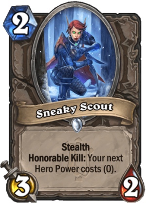 Sneaky Scout Card