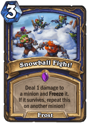 Snowball Fight! Card