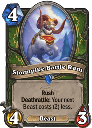 Stormpike Battle Ram Card
