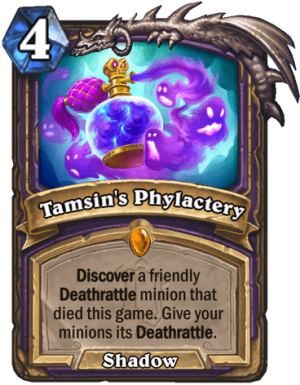 Tamsin’s Phylactery Card