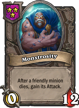 Monstrosity (Tamsin Roame) Card!