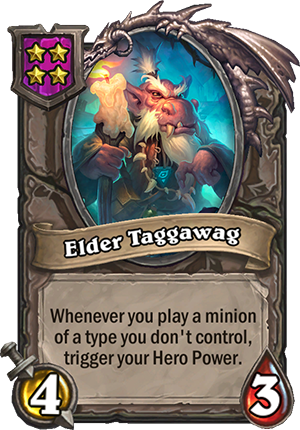 Elder Taggawag (Queen Wagtoggle) Card!
