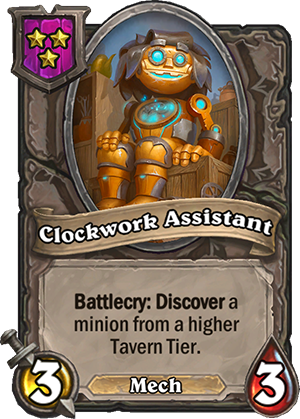 Clockwork Assistant (Infinite Toki) Card!
