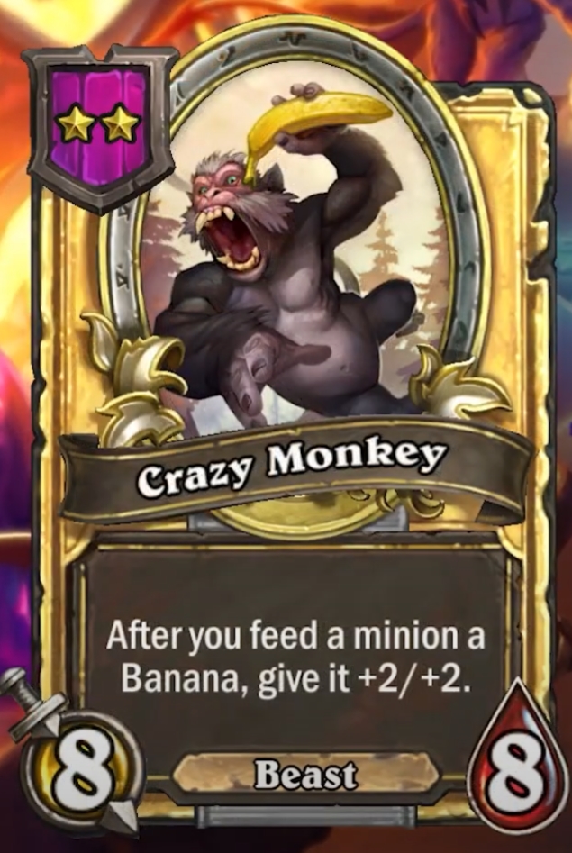 Crazy Monkey (King Mukla) Card