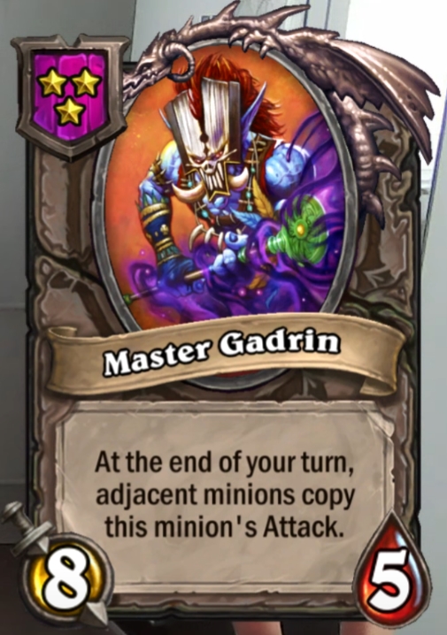 Master Gadrin (Vol’jin) Card!