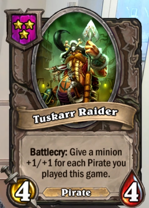 Tuskarr Raider (Patches the Pirate) Card!