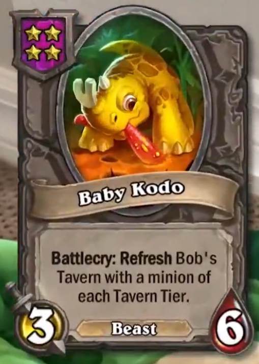 Baby Kodo (Guff Runetotem) Card!